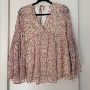 Pink Lily Blouse